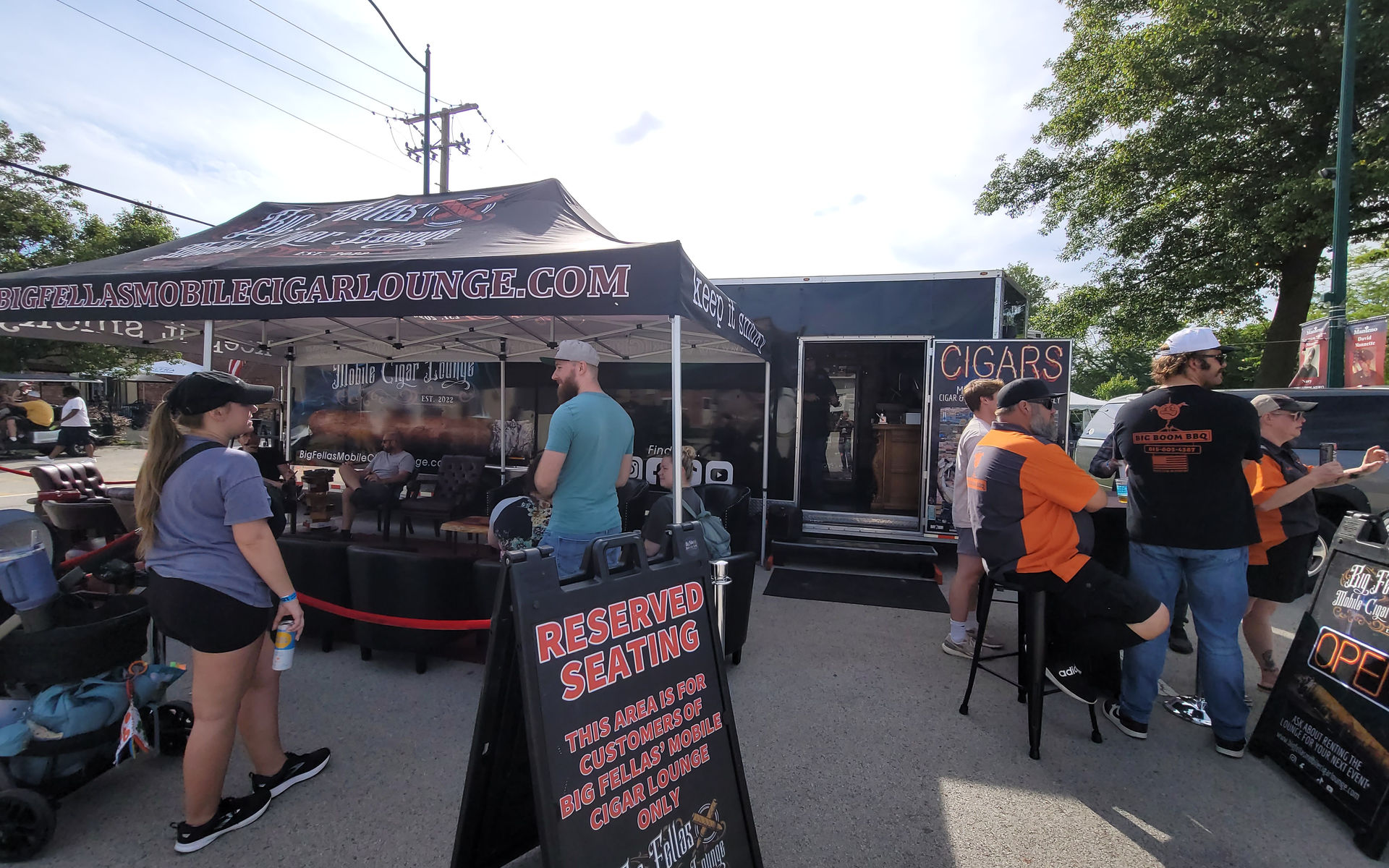 Big Fellas Cigar Lounge at HHH Festival
