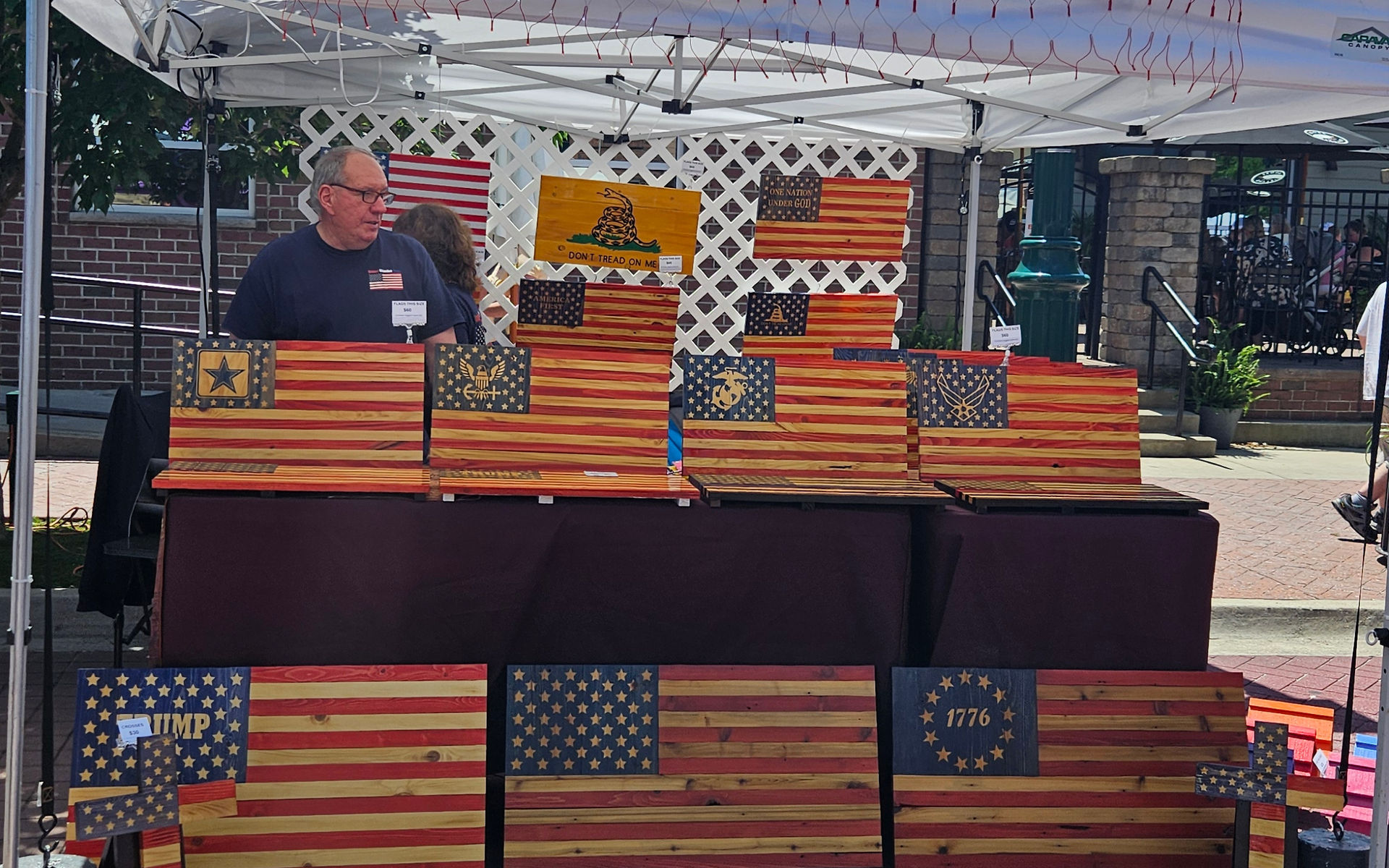 Craft vendors at HHH Festival