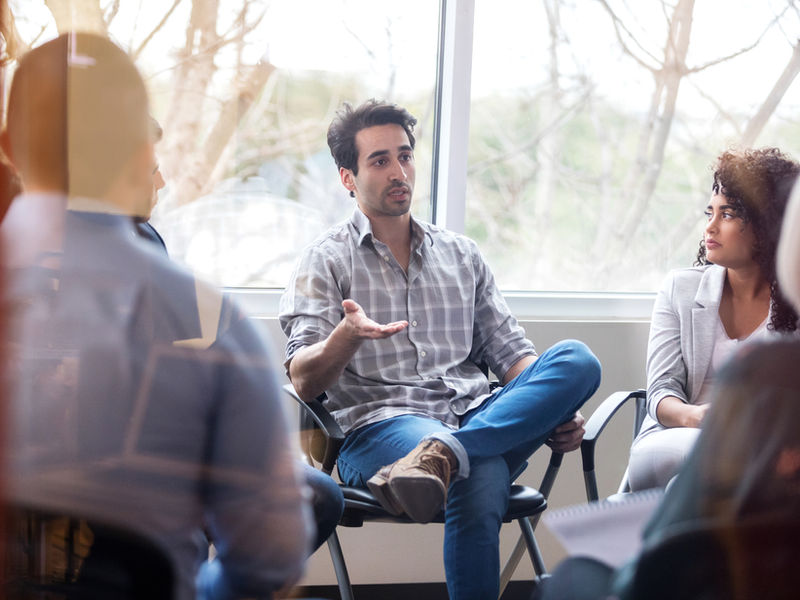 Group support session